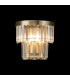 Cosette Wall Lamp 2 Light E14 Antique Brass/Clear Crystal-12