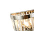 Cosette Wall Lamp 2 Light E14 Polished Nickel/Clear Crystal-5