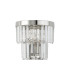 Cosette Wall Lamp 2 Light E14 Polished Nickel/Clear Crystal-9