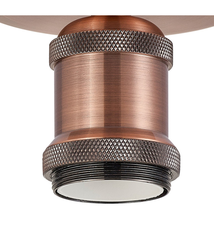Dreifa 10cm Ceiling Light 1 x E27 Antique Copper-5