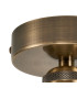 Dreifa 10cm Ceiling Light 1 x E27 Antique Brass-4