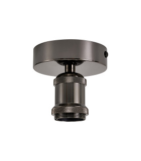 Dreifa 10cm Ceiling Light 1 x E27 Black Chrome-1