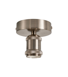 Dreifa 10cm Ceiling Light 1 x E27 Satin Nickel-1