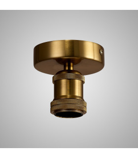 Dreifa 10cm Ceiling Light 1 x E27 Gilt Bronze-2