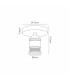 Dreifa 10cm Ceiling Light 1 x E27 Gilt Bronze-3