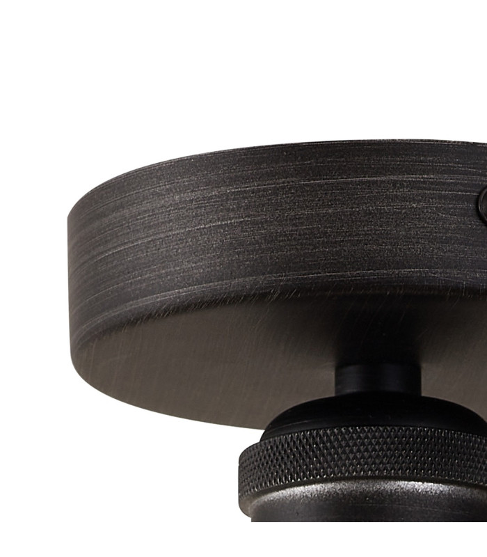 Dreifa 10cm Ceiling Light 1 x E27 Pewter-4