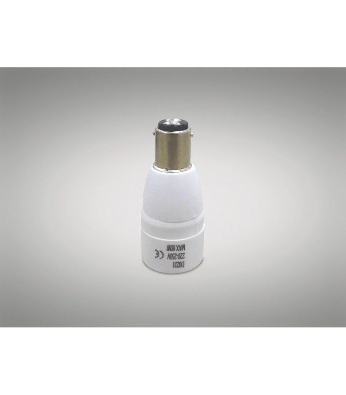 Deco Elements B15 Lampholder to E14 Lamp Socket Converter Maximum Wattage 60W-2