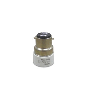 Deco Elements B22 Lampholder to E14 Lamp Socket Converter Maximum Wattage 60W-1