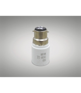 Deco Elements B22 Lampholder to E27 Lamp Socket Converter Maximum Wattage 60W-2