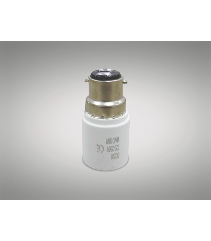Deco Elements B22 Lampholder to E27 Lamp Socket Converter Maximum Wattage 60W-2