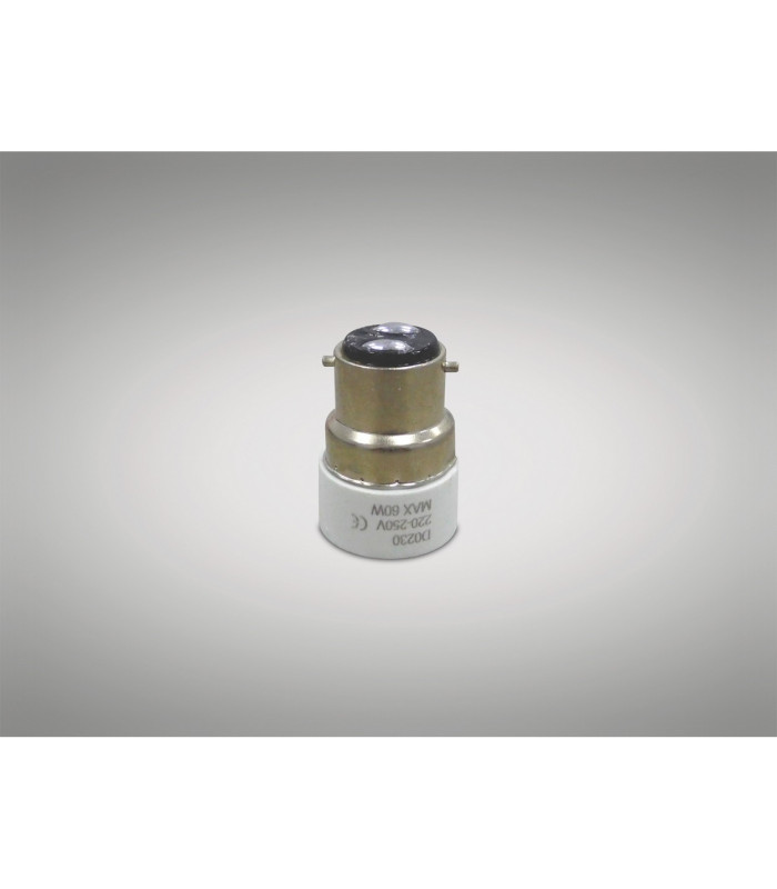 Deco Elements B22 Lampholder to E14 Lamp Socket Converter Maximum Wattage 60W-2