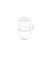 Deco Elements B22 Lampholder to E14 Lamp Socket Converter Maximum Wattage 60W-3