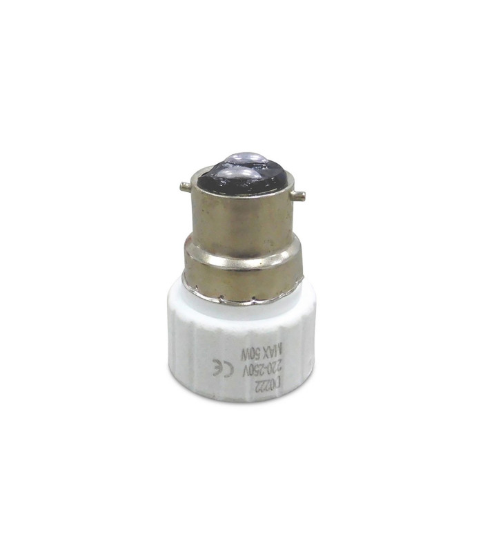 Deco Elements B22 Lampholder to GU10 Lamp Socket Converter Maximum Wattage 50W-1