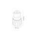 Deco Elements B22 Lampholder to GU10 Lamp Socket Converter Maximum Wattage 50W-3