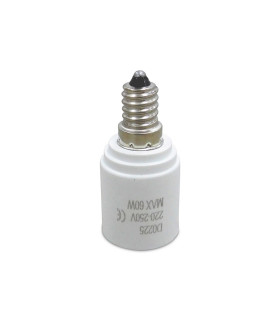 Deco Elements E14 Lampholder to E27 Lamp Socket Converter Maximum Wattage 60W-1