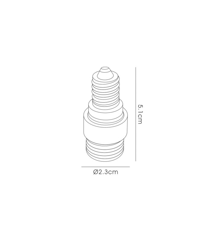 Deco Elements E14 Lampholder to G9 Lamp Socket Converter Maximum Wattage 40W-3