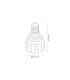 Deco Elements E14 Lampholder to GU10 Lamp Socket Converter Maximum Wattage 50W-3