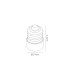 Deco Elements E27 Lampholder to E14 Lamp Socket Converter Maximum Wattage 60W-3
