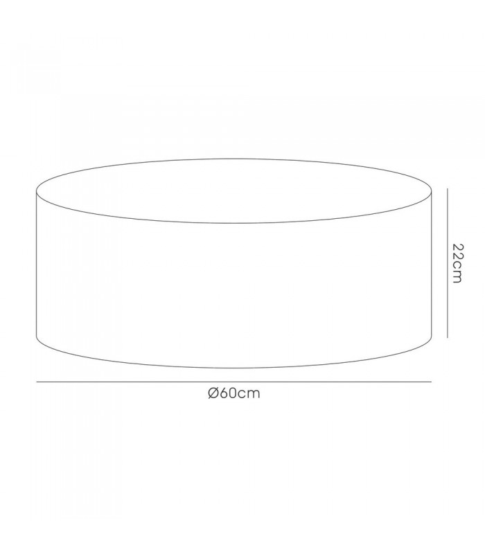 Round Cylinder, 600 x 220mm Dual Faux Silk Fabric Shade, Midnight Black, Green Olive - 3