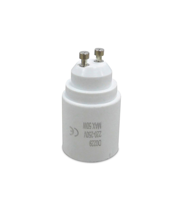 Deco Elements GU10 Lampholder to E27 Lamp Socket Converter Maximum Wattage 50W-1