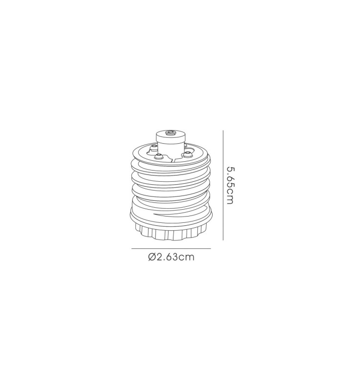 Deco Elements E40 Lampholder to E27 Lamp Socket Converter Maximum Wattage 60W-3