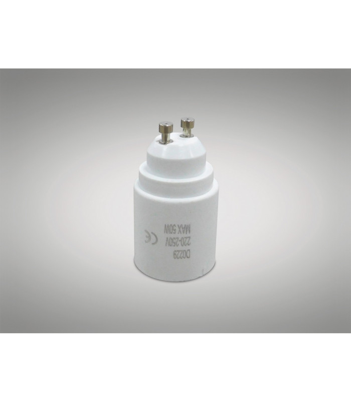 Deco Elements GU10 Lampholder to E27 Lamp Socket Converter Maximum Wattage 50W-2