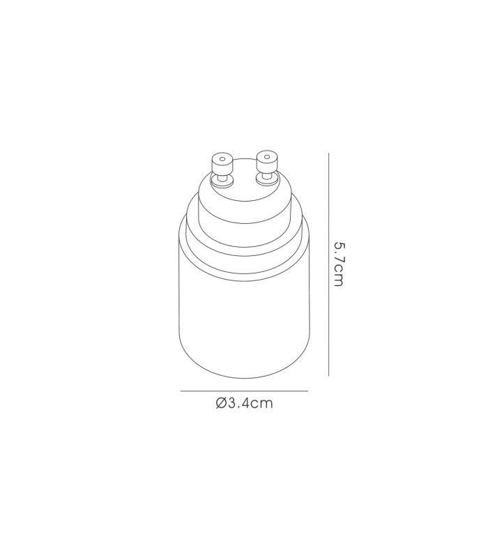 Deco Elements GU10 Lampholder to E27 Lamp Socket Converter Maximum Wattage 50W-3