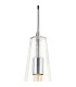 Markus 16cm Single Slim Cone Pendant Polished Chrome/Clear Glass-6