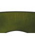 Round Cylinder, 600 x 220mm Dual Faux Silk Fabric Shade, Midnight Black, Green Olive - 6