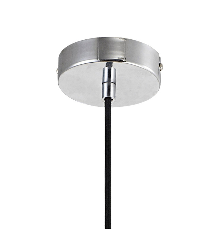 Markus 16cm Single Slim Cone Pendant Polished Chrome/Clear Glass-8