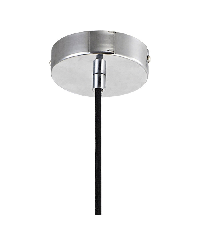 Markus 16cm Single Slim Cone Pendant Polished Chrome/Cognac Glass-8
