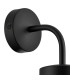 Mills Wall Lamp 1 x E27 IP44 Black/Clear Glass 2yrs Warranty-5