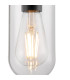Mills Wall Lamp 1 x E27 IP44 Black/Clear Glass 2yrs Warranty-6