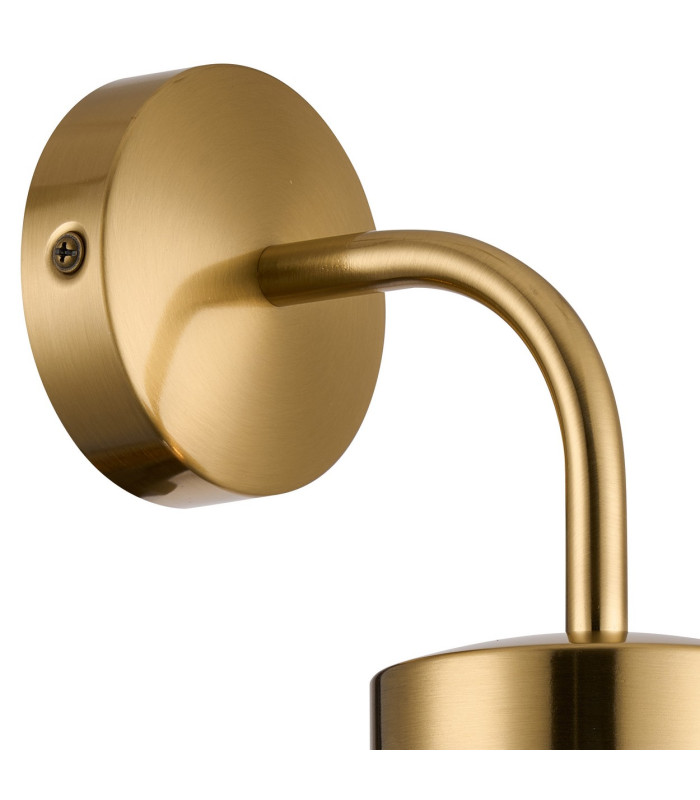 Mills Wall Lamp 1 x E27 IP44 Brass/Clear Glass 2yrs Warranty-5