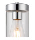 Mills Wall Lamp 1 x E27 IP44 Polished Chrome/Clear Glass 2yrs Warranty-6