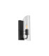Navi Wall Lamp 1 x E14 IP44 Black/Clear Glass 2yrs Warranty-4