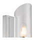 Navi Wall Lamp 1 x E14 IP44 Polished Chrome/Clear Glass 2yrs Warranty-5