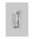 Navi Wall Lamp 1 x E14 IP44 Polished Chrome/Clear Glass 2yrs Warranty-7
