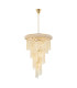 Alexandra 60cm Pendant Spiral 14 Light E14 Gold/Crystal-1