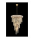 Alexandra 60cm Pendant Spiral 14 Light E14 Gold/Crystal-2