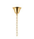 Alexandra 60cm Pendant Spiral 14 Light E14 Gold/Crystal-5