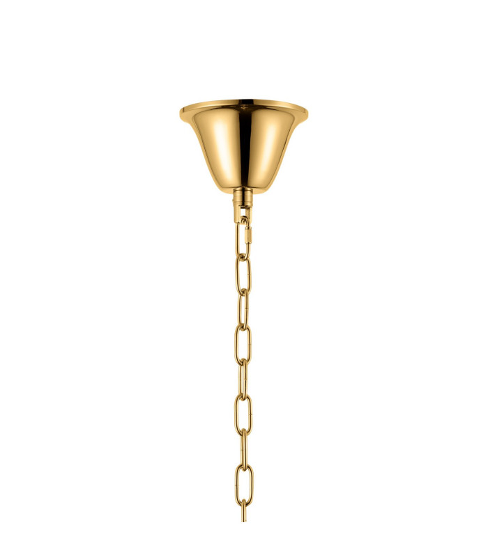 Alexandra 60cm Pendant Spiral 14 Light E14 Gold/Crystal-5