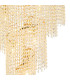 Alexandra 60cm Pendant Spiral 14 Light E14 Gold/Crystal-7