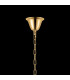 Alexandra 60cm Pendant Spiral 14 Light E14 Gold/Crystal-9