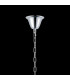 Alexandra 60cm Pendant Spiral 14 Light E14 Polished Chrome/Crystal-9