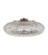 Coniston 95cm Semi Flush Ring Ceiling 15 Light E14 Antique Brass/Crystal Item Weight: 24kg-4