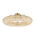 Coniston 95cm Semi Flush Ring Ceiling 15 Light E14 French Gold/Crystal Item Weight: 24kg-1