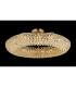 Coniston 95cm Semi Flush Ring Ceiling 15 Light E14 French Gold/Crystal Item Weight: 24kg-2