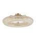 Coniston 95cm Semi Flush Ring Ceiling 15 Light E14 French Gold/Crystal Item Weight: 24kg-4