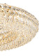 Coniston 95cm Semi Flush Ring Ceiling 15 Light E14 French Gold/Crystal Item Weight: 24kg-7